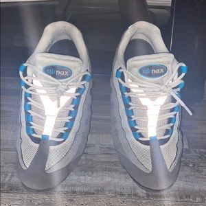 Air max 95 White/Crystal Blue
